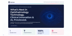 Preview of THE OPHTHALMOLOGY PRACTICE TECHNOLOGY GUIDE 2026: What's Next in Ophthalmology Technology. Clinical Innovation & AI, Previewed.